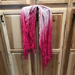cute pink ombré scarf